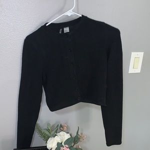 Black wool long sleeve